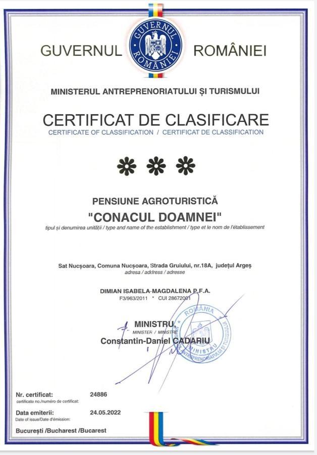 Отель Conacul Doamnei Nucsoara Экстерьер фото